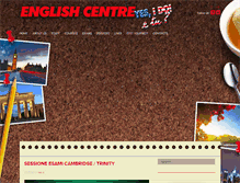 Tablet Screenshot of englishcentre.info